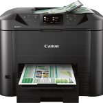 Canon Office and Business MB5420 Wireless All-in-One Printer,Scanner, Copier and Fax, with Mobile and Duplex Printing, Black, Desktop